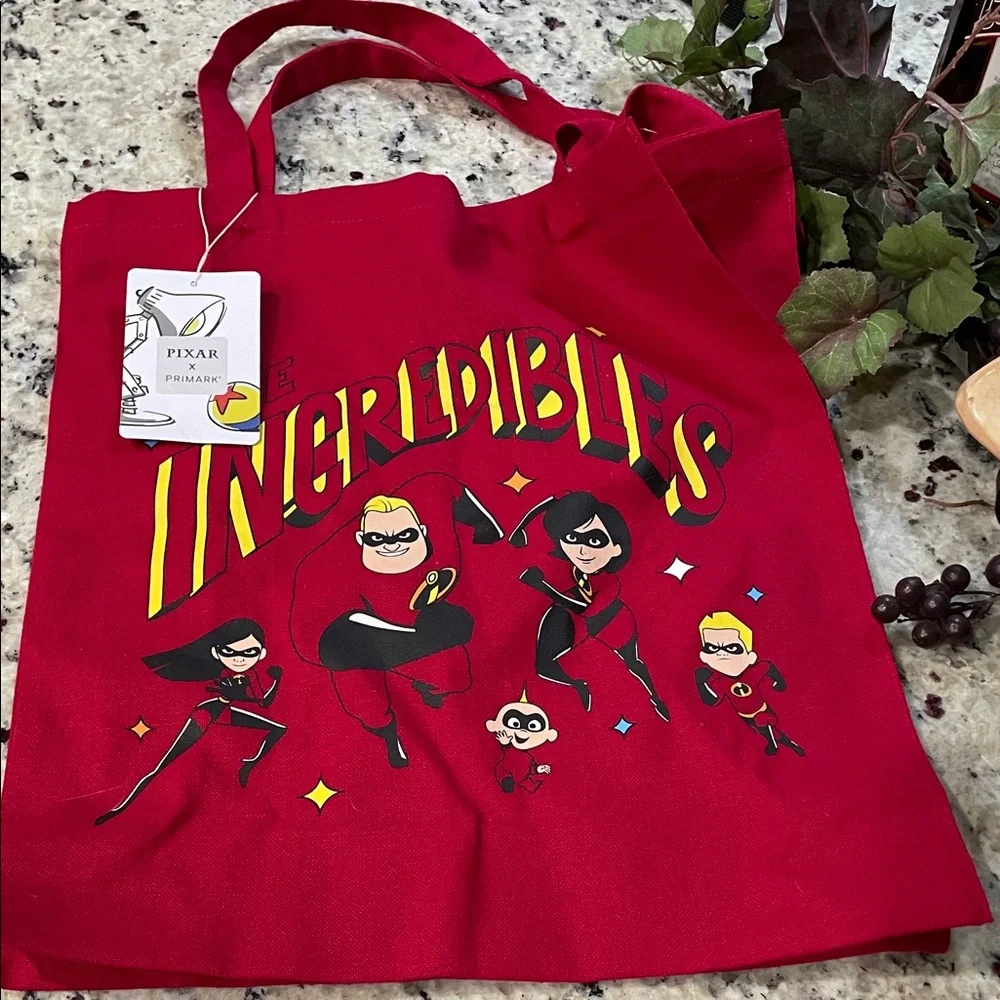NWT Primark Superhero Kids Authentic Pixar THE INCREDIBLES- Red, Yellow, & Black